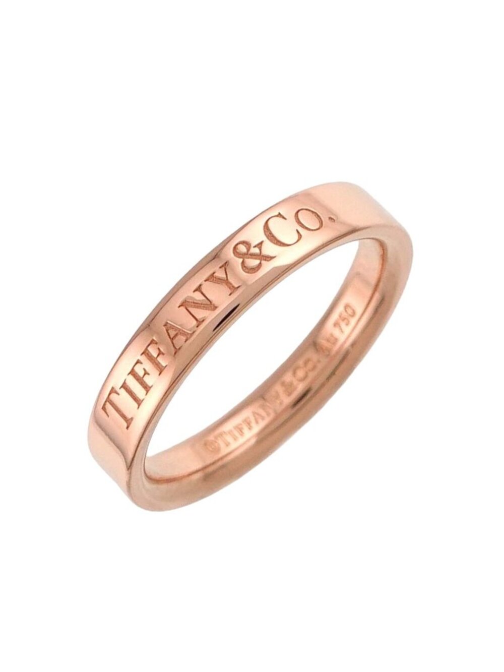 Tiffany & Co Band Ring 18k Pink Gold